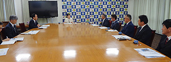 森田初恵市長を訪問