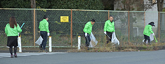 清掃活動の様子
