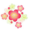 梅の花のイラスト
