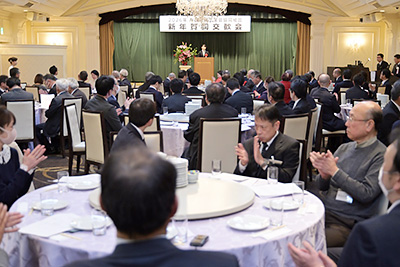 新年賀詞交歓会会場の様子