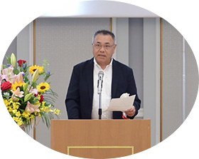 山中理事長による挨拶